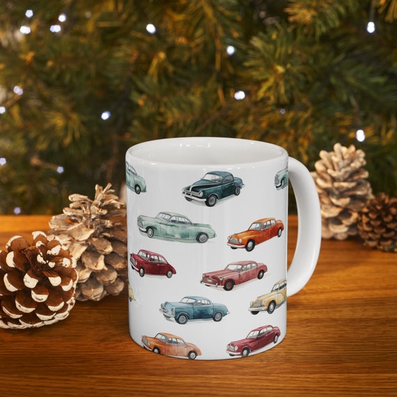 Retro Rides Classic Car 11oz Coffee Mug, Classic Car Coffee Mug, Car Coffee  Mug, Cars and Coffee Mug, Car Enthusiast Mug, Car Collector Mug, 