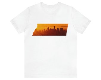 ◇LENINA◇ CALLA city print Tshirt_GRAY Amazon.com: Los Angeles California City Downtown Skyline