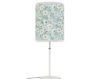 Wild daisies flower lamp | Floral table lamp | Nature-inspired home decor | Reading nook, desk or bedroom light | Gift for any occasion