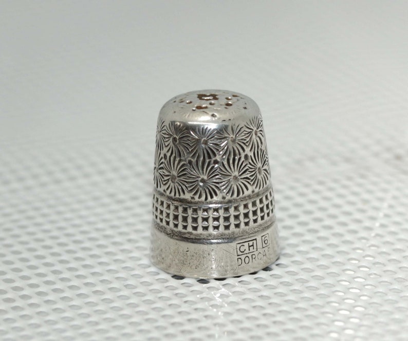 Antique Dorcas Thimble No.6 Invented in 1884 by Charles Horner Af Etsy