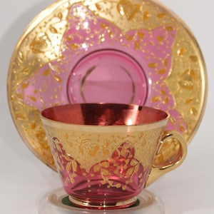 Moser glass tea cup - Etsy 日本