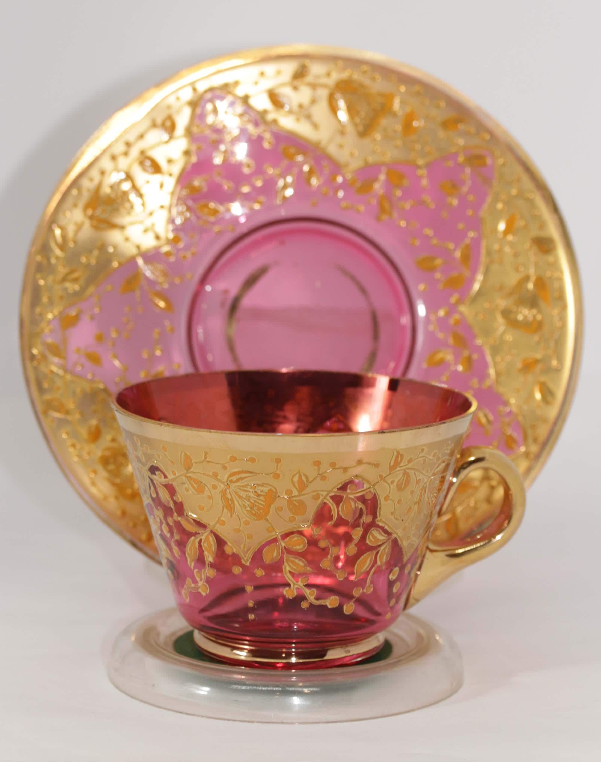 Moser glass tea cup - Etsy 日本