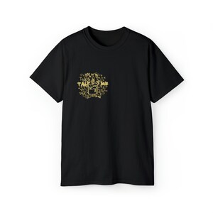 Praat met mij A24 film voor- en achterkant tee shirt (donkere kleuren)
