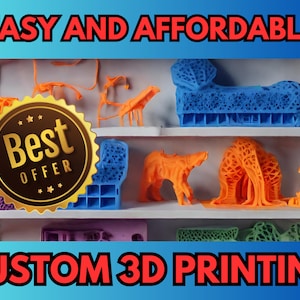 Custom 3D Prints and Designs - Fast, Easy, and Affordable! **READ DESCRIPTION**