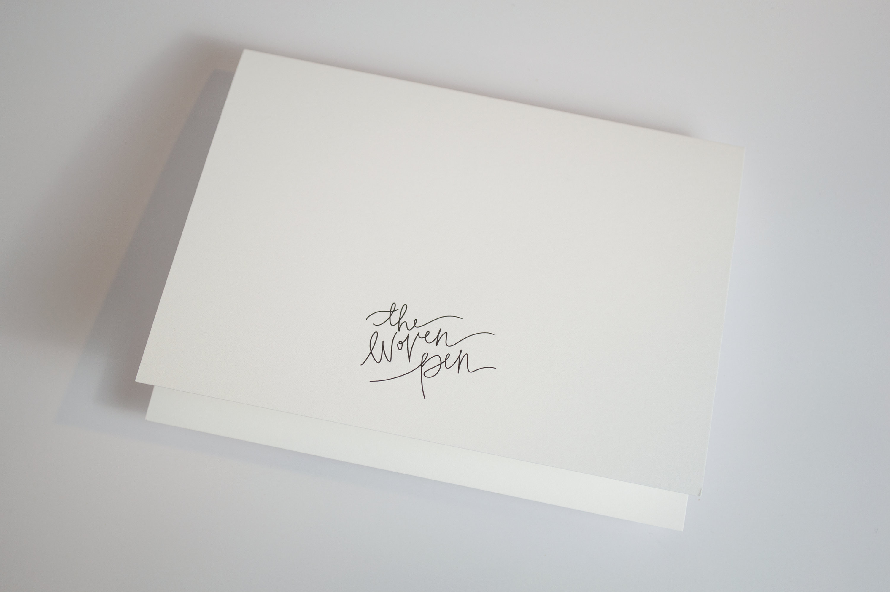 Thank You Black and White Card Simple Thank You Card Thank - Etsy