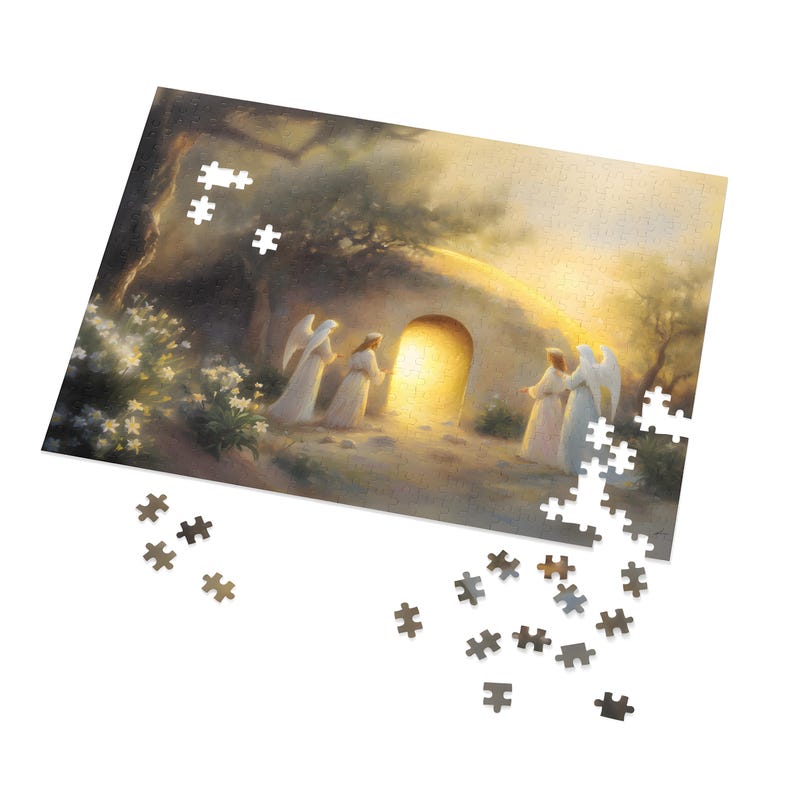 Empty Tomb Easter Devotional Catholic Puzzle, Challenging Easter Hard ...