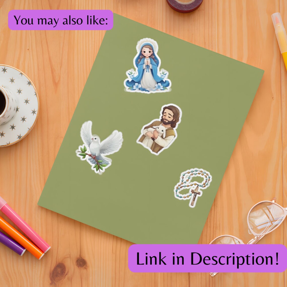 Catholic Flash Cards for Kids Learning Bible Flash Cards Catholic ...