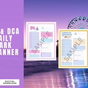 DL & DCA Daily Digital Park Planner