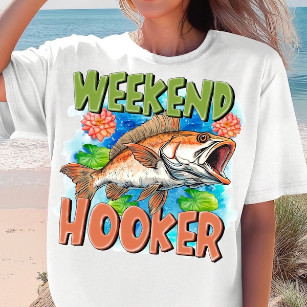 Weekend hooker PNG, Fishing Png, The fish, Cool Fishing, Weekend, hooker Png, Western png, Digital Download, Sublimation Design, fishing rod
