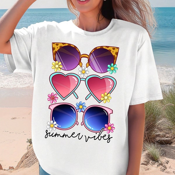Summer Vibes sunglasses Png, Sublimation Design, Hello Summer, sunglasses Png, Summer Life, Sunshine Png, Instant Download