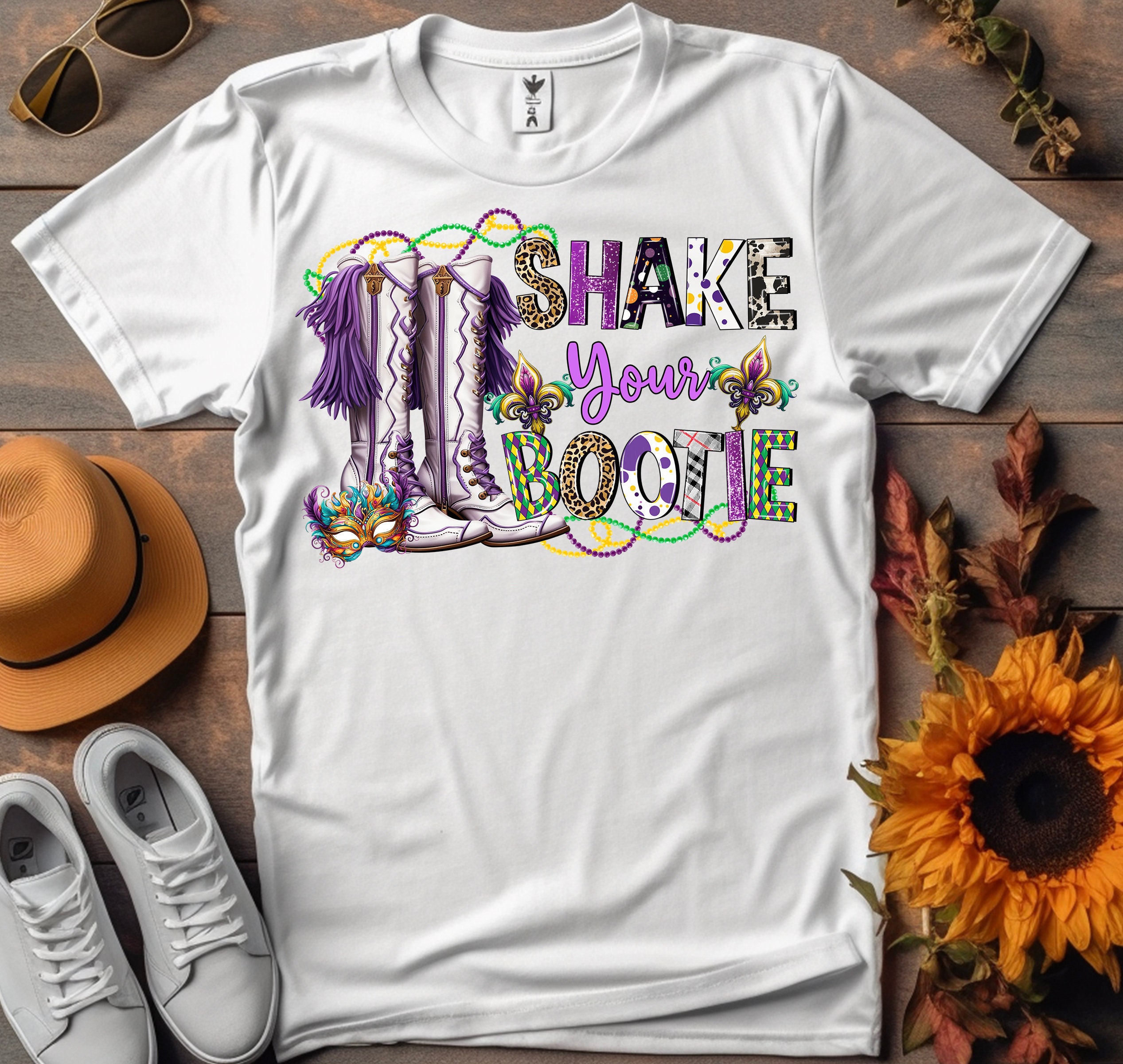 shake your booty mardi gras shirt
