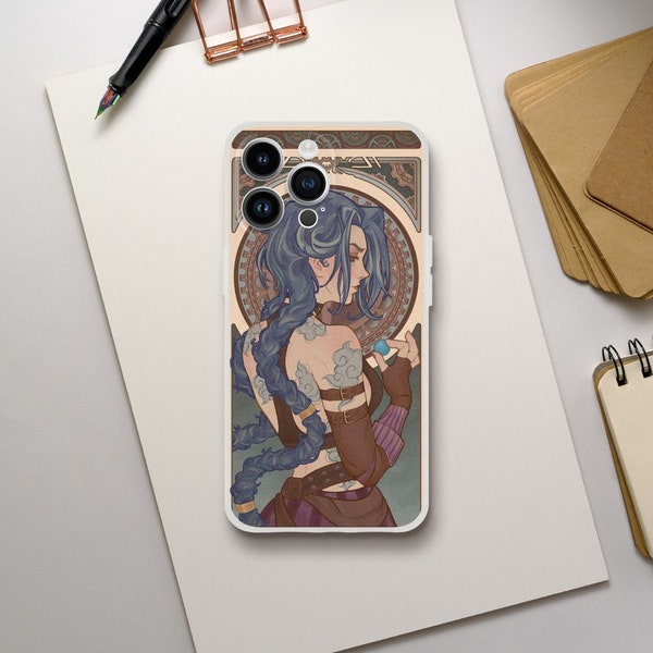 League Of Legens Jinx Arcane Anime phone case for iPhone 15 14 13 Pro Max 12 11 X XS Xr 8 7 6, fits Samsung S20 FE, S21 Ultra