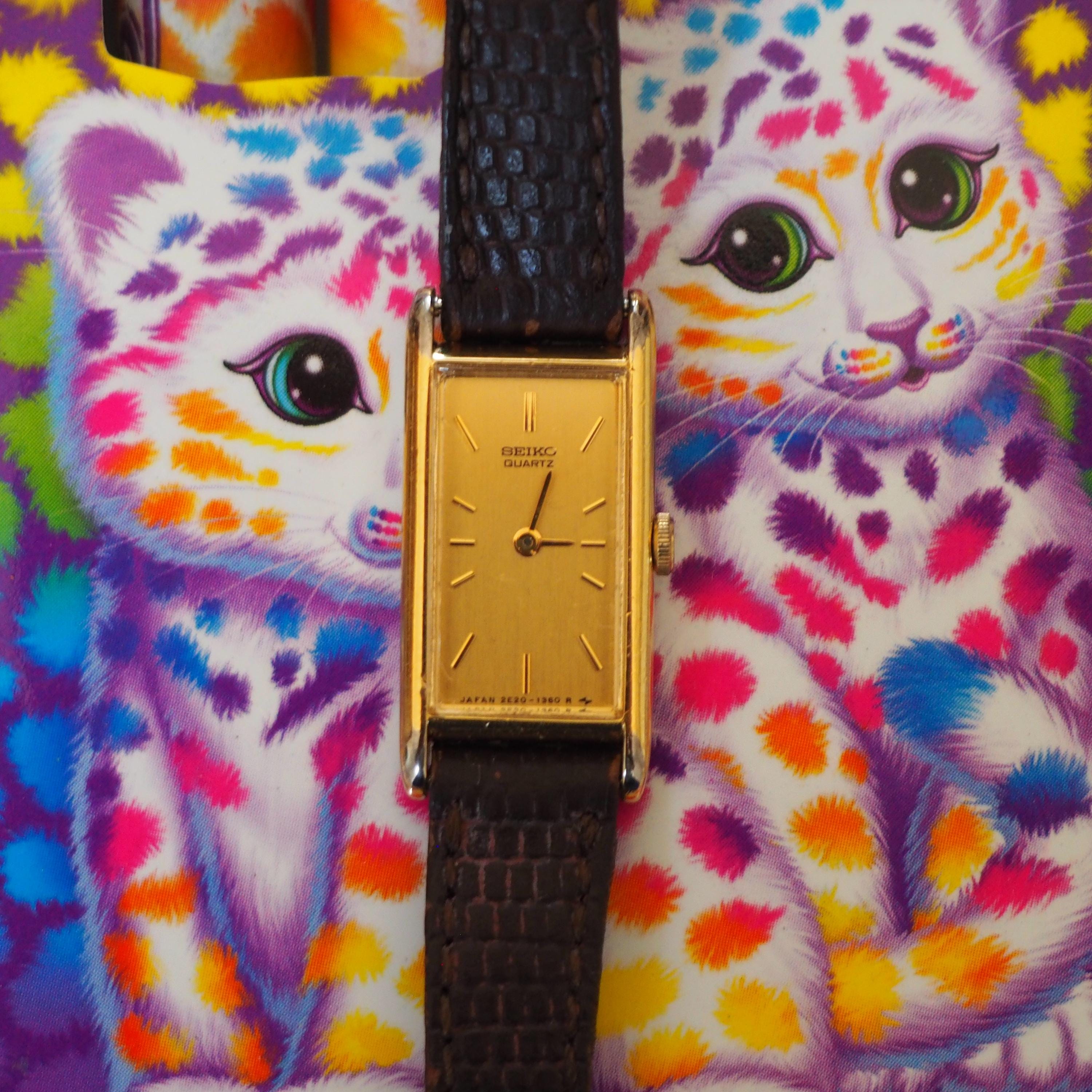 Working Vintage Seiko Women\'s 13mm Gold Tone Bracelet Watch 2e20-6500‎ Fit 6.5in Seiko 2e20 - Etsy main image 2