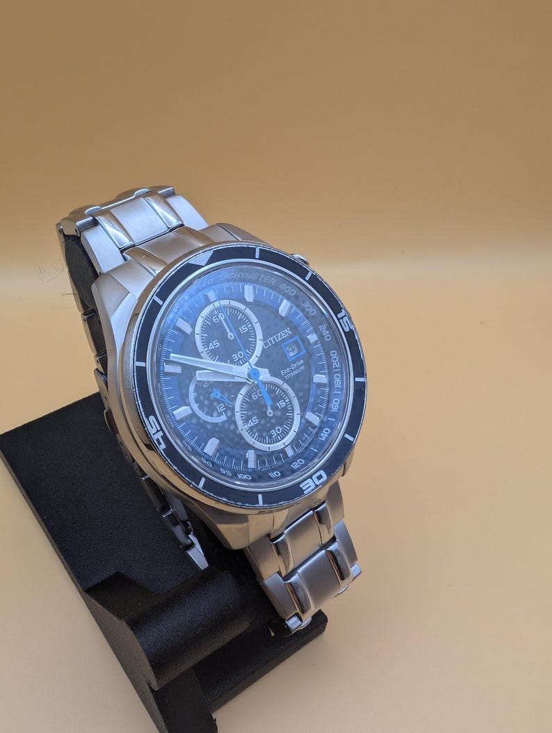 Citizen Eco-Drive Super Titanium Chronograph Watch | Solar Powered Sapphire Crystal image 6