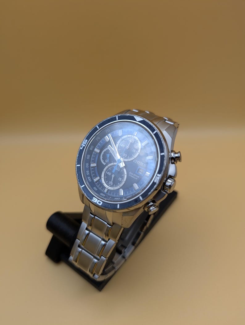 Citizen Eco-Drive Super Titanium Chronograph Watch | Solar Powered Sapphire Crystal image 9