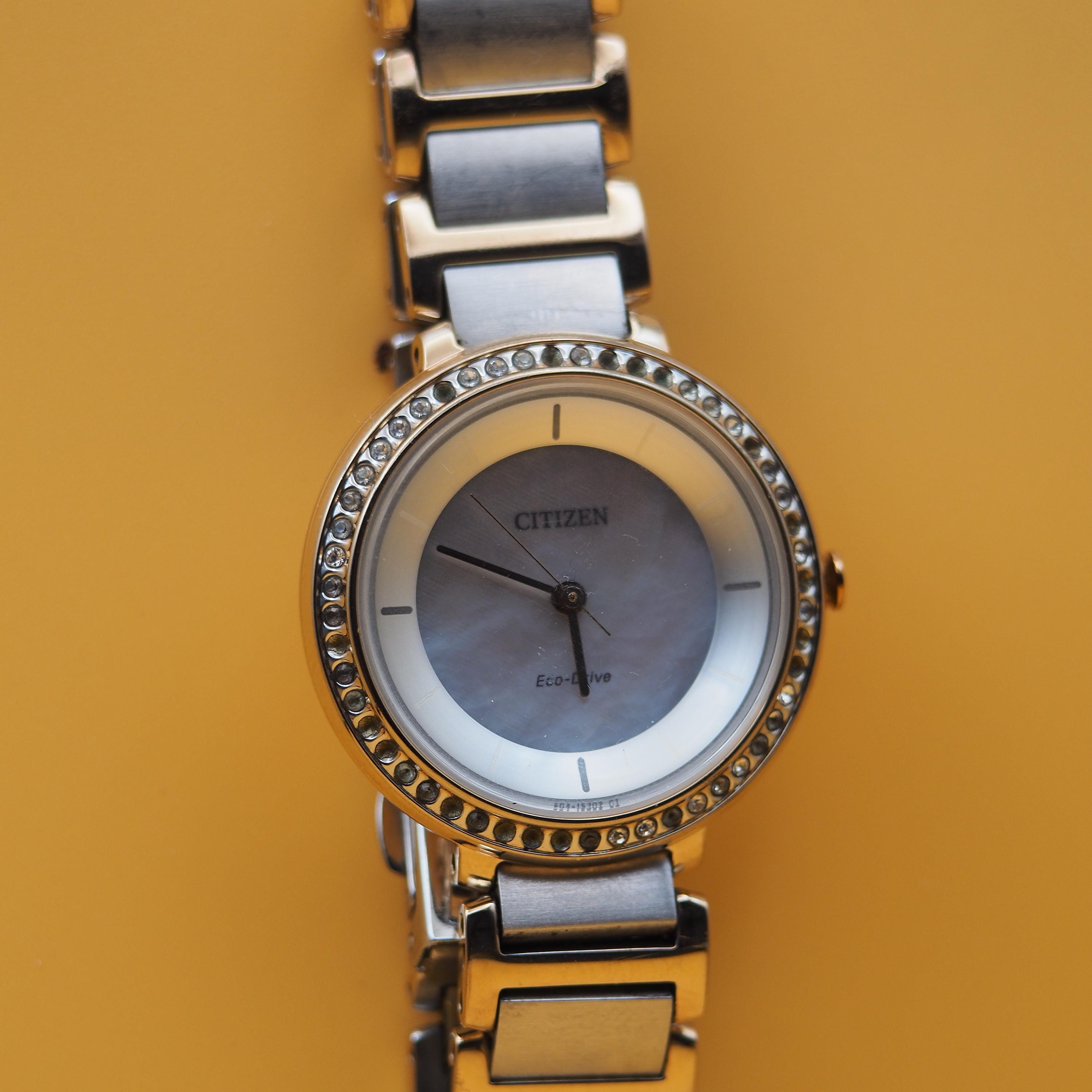 Citizen mother of pearl watch eco drive - Etsy 日本