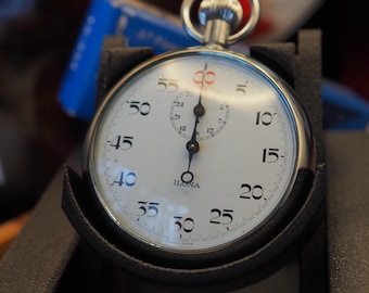 Mechaniczny stoper vintage Ilona, szwajcarskiej produkcji | 60 sek. + 30 min.