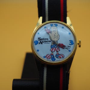 Spiro Agnew Watch | Dirty Time Company | Swiss Manual Wind | 1970s Political Satire image 16