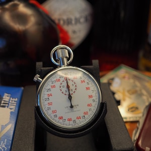 Vintage La Marque-stopwatch uit de jaren 60 | Zwitserse mechanische timer van 1/10 seconde