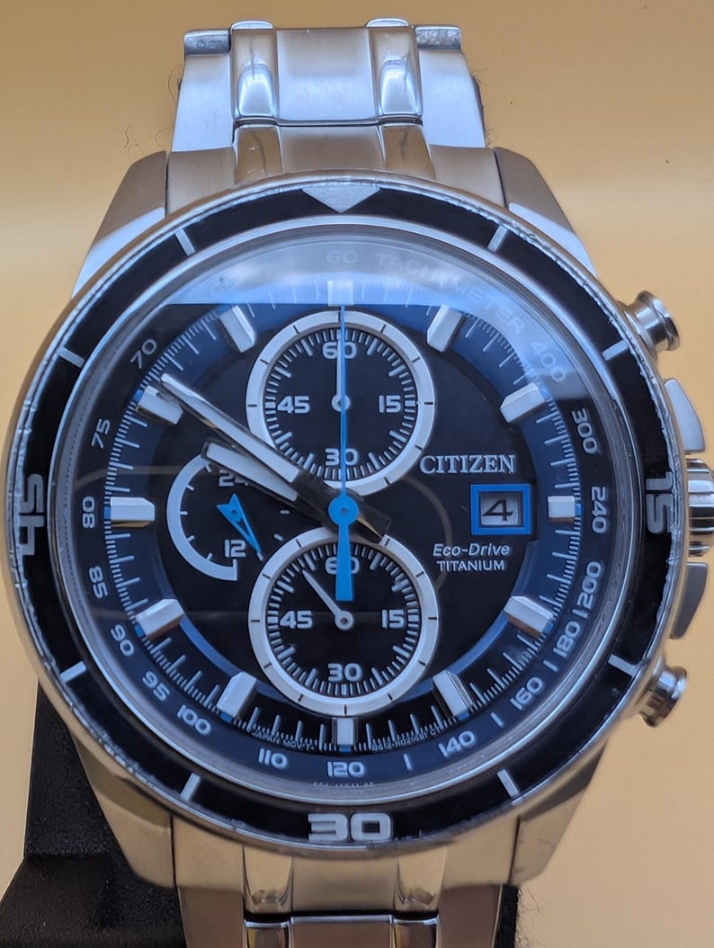 Citizen Eco-Drive Super Titanium Chronograph Watch | Solar Powered Sapphire Crystal image 2