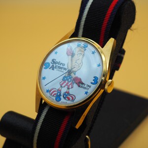 Spiro Agnew Watch | Dirty Time Company | Swiss Manual Wind | 1970s Political Satire image 6