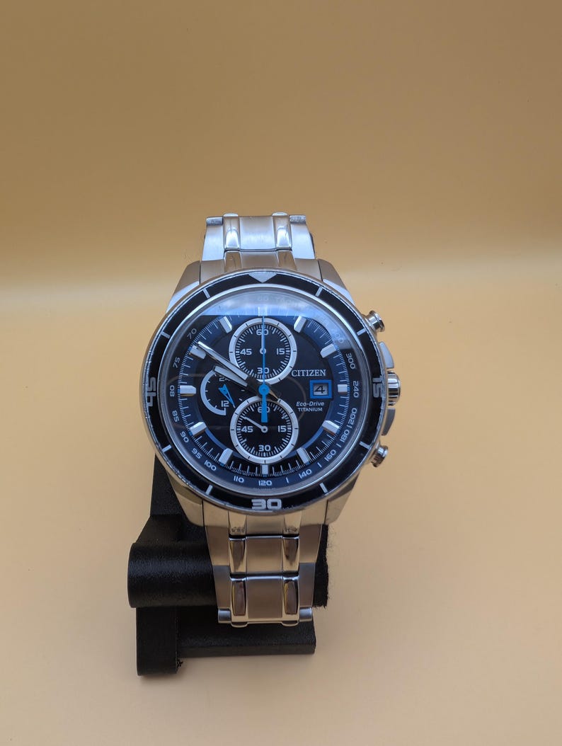 Citizen Eco-Drive Super Titanium Chronograph Watch | Solar Powered Sapphire Crystal image 3