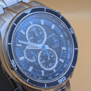 Citizen Eco-Drive Super Titanium Chronograph Watch | Solar Powered Sapphire Crystal image 7