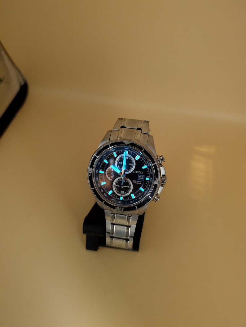 Citizen Eco-Drive Super Titanium Chronograph Watch | Solar Powered Sapphire Crystal image 5