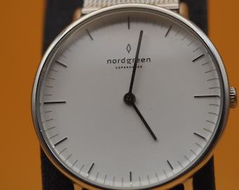 Nordgreen Native Lille | White Dial | Silver Mesh | Danish Minimalist Design | 32mm Quartz | Pre-Owned