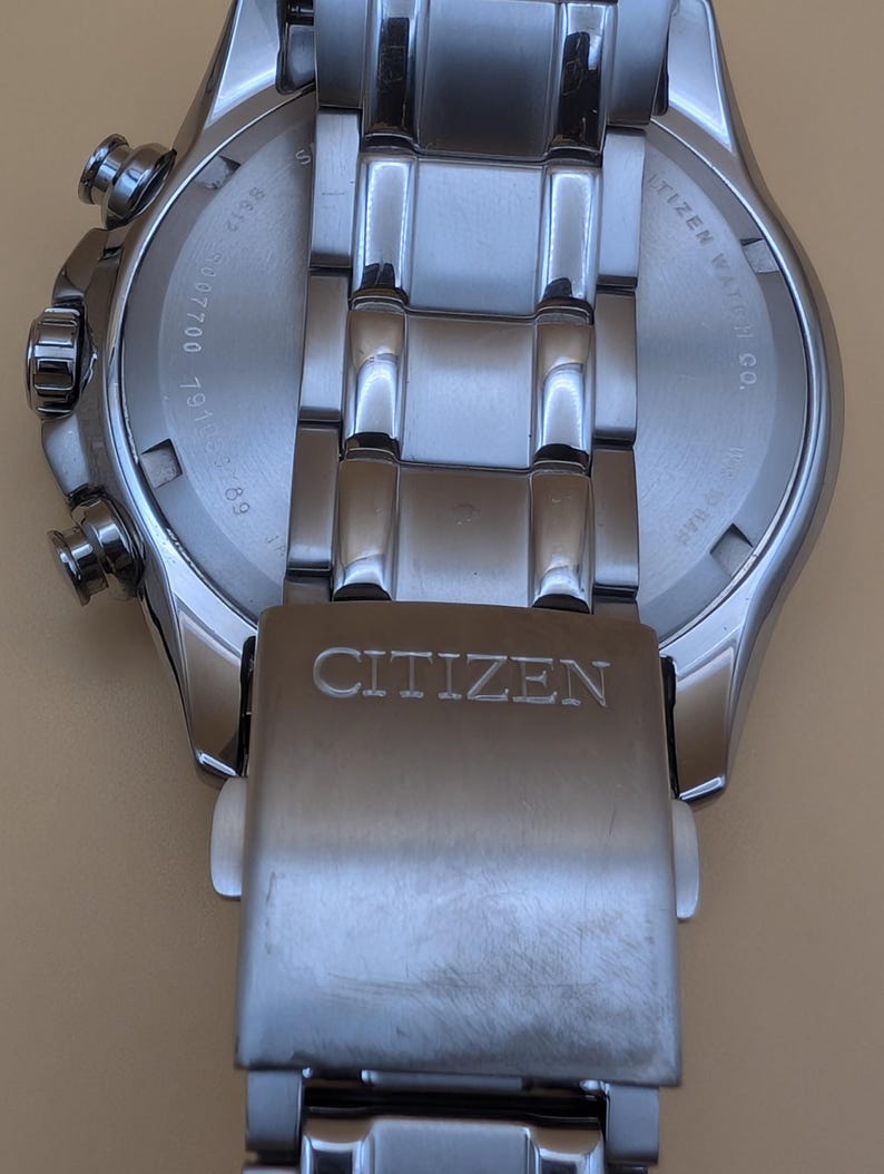 Citizen Eco-Drive Super Titanium Chronograph Watch | Solar Powered Sapphire Crystal image 12