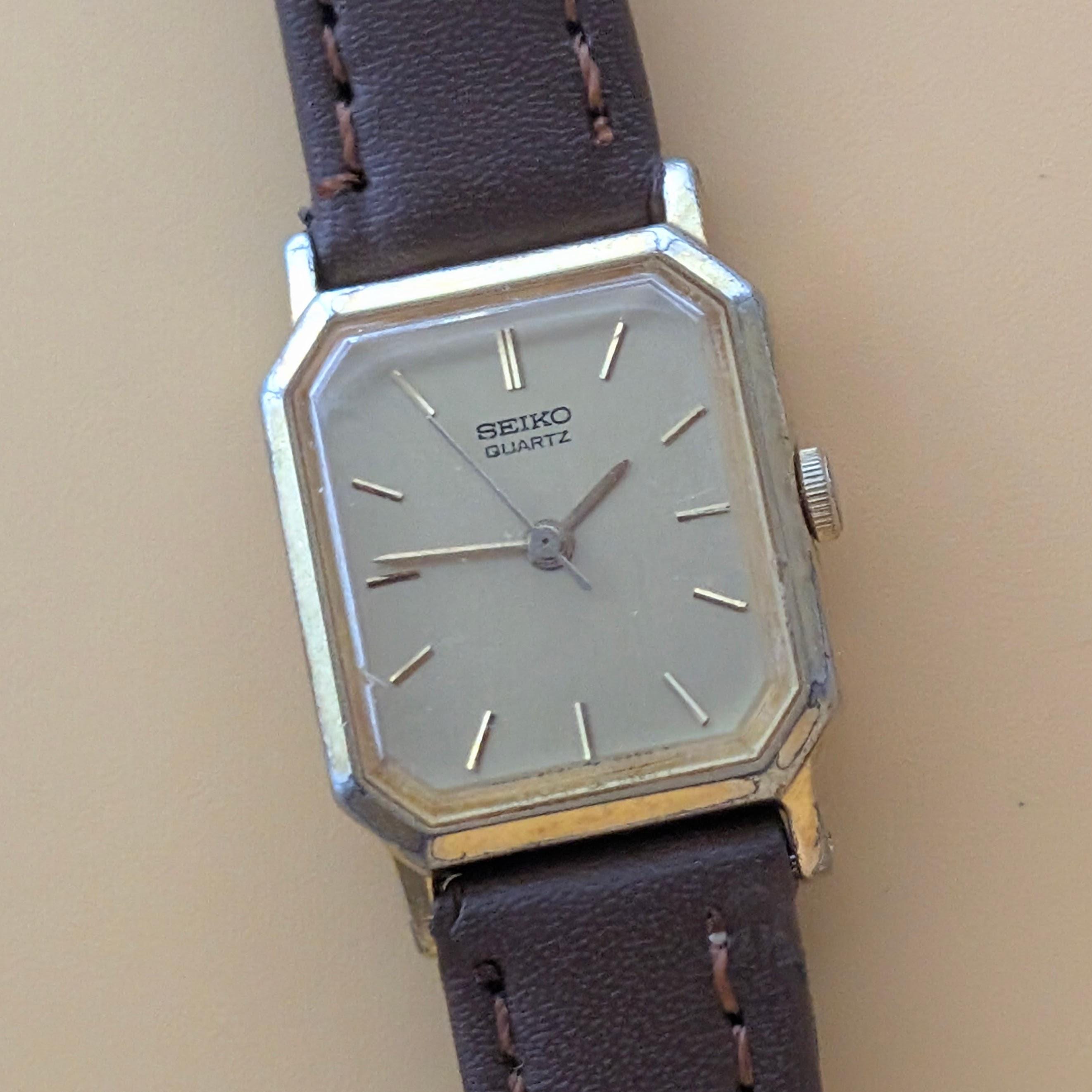 Seiko Octagon Quartz Mens Watch - Etsy