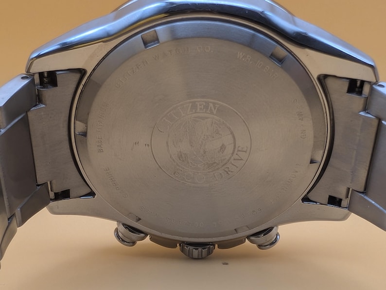 Citizen Eco-Drive Super Titanium Chronograph Watch | Solar Powered Sapphire Crystal image 4