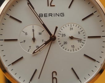 Bering Classic 14240-464 | Rose Gold Multifunction | White Dial Sapphire Crystal | Scandinavian Minimalist | Pre-Owned