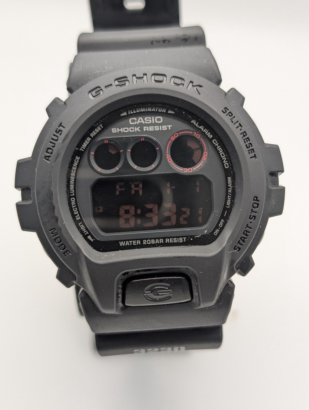Casio G-shock DW-6900MS Military Stealth Black Digital Watch 3230 ...