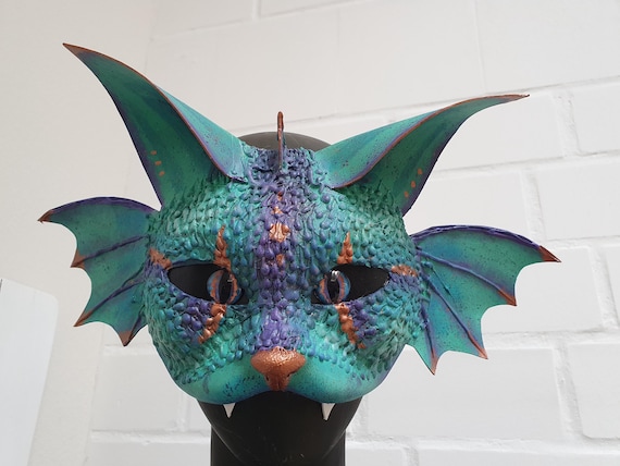 Therian Mask Dragon/fish/cat Halloween Mask - Etsy