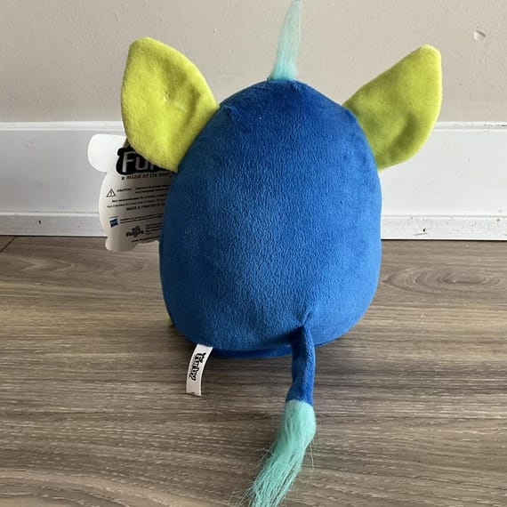 Furby Plush Toy: Blue & Green Stuffed Doll - Etsy