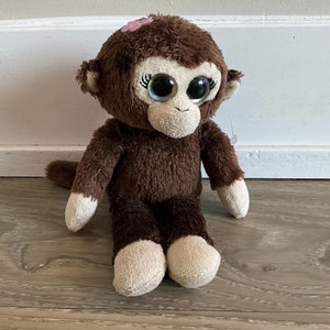 ty Beanie Plushies Monkey Stuffed Animal Plush Toy 8.5"