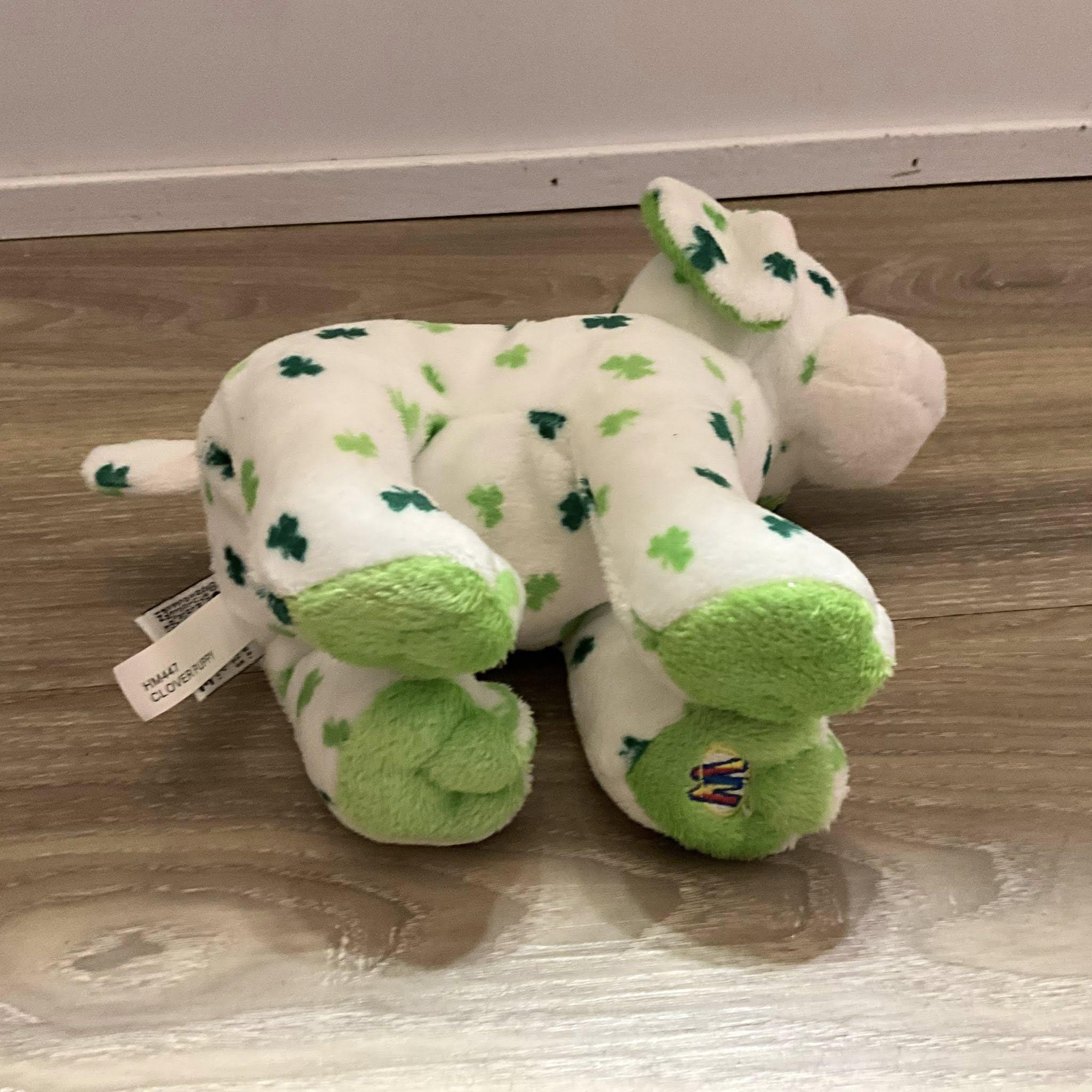 Classic Webkinz Clover Puppy HM447 Retired Plush Dog Stuffed