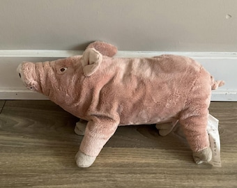 IKEA Original KNORRIG Soft Stuffed Animal Pig Pink Plush Toy