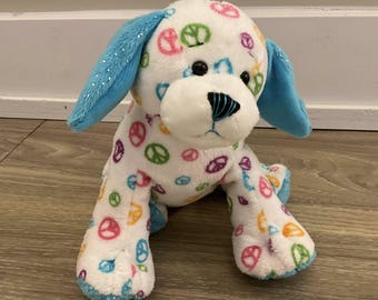 GANZ Webkinz ~ Peace Puppy (8 Inch) -- No Code - Etsy Norway