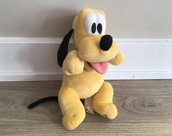 Disney Parks Pluto Hunden Gosedjur Plyschleksak 30 cm
