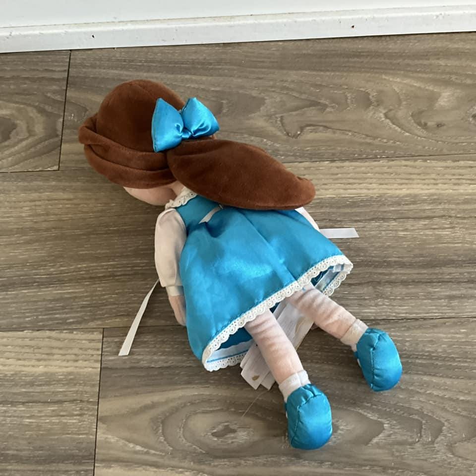 belle plush doll blue dress Belle blue dress cartoon costume for adults plus size  Cosplayrr