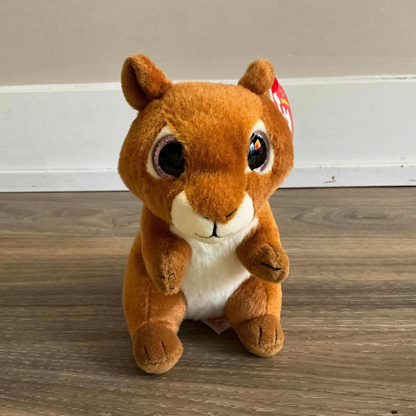 Squirrel Boo Ty Beanie Boos Squire the Squirrel Stuffed Animal Plush Toy 7