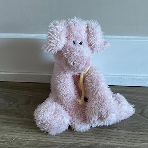 Gund Monsey Pink Pig  Plush 30059 Fuzzy and soft.