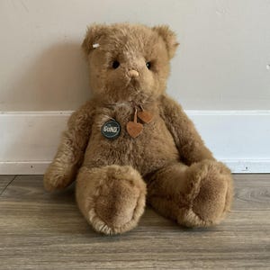 Gund 1986 Collectors Classics Gund Teddy Bear Stuffed Animal Plush Toy 15&quot;