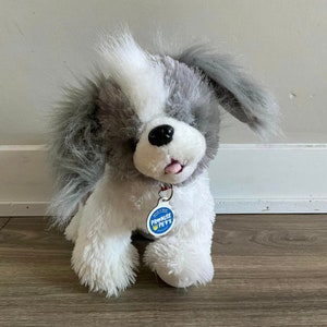 Build A Bear Grey And White Puppy Shih Tzu Dog