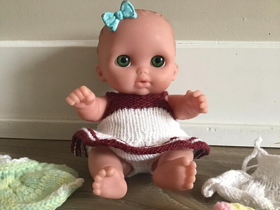 Berenguer Lil Cutesies 8 Vinyl Baby Doll bekleidet mit grunen Augen Etsy
