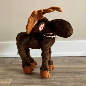 Vintage Dakin and Co Moose Stuffed Animal Plush Toy 11.5"