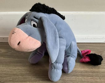 ディズニーストア プーさんの本 イーヨー ロバ ぬいぐるみ 14インチ