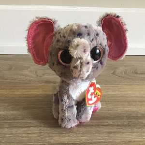 Ty Beanie Boos Specks l'éléphant en peluche peluche 7"